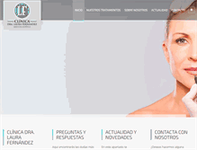 Tablet Screenshot of doctoralaurafernandez.com